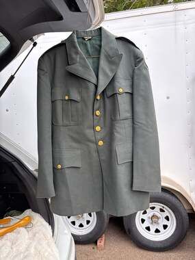 K: Vintage US ARMY Class A Dress Uniform Vietnam Era 1964 Size 38R